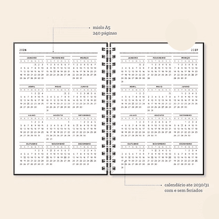 Arquivo Coleção Basic Planner Permanente A5  8