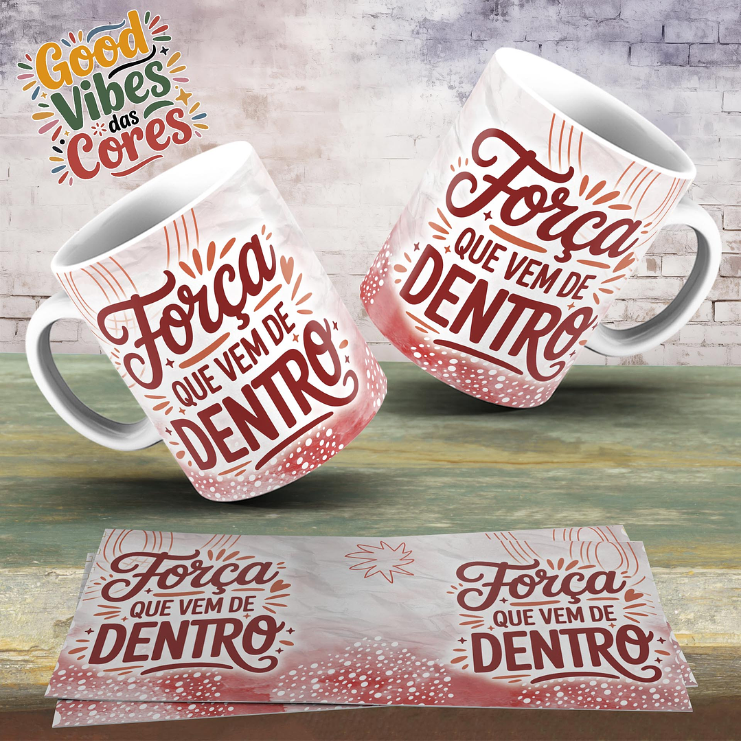 Arquivo Combo Sublimação Good Vibes das Cores 4