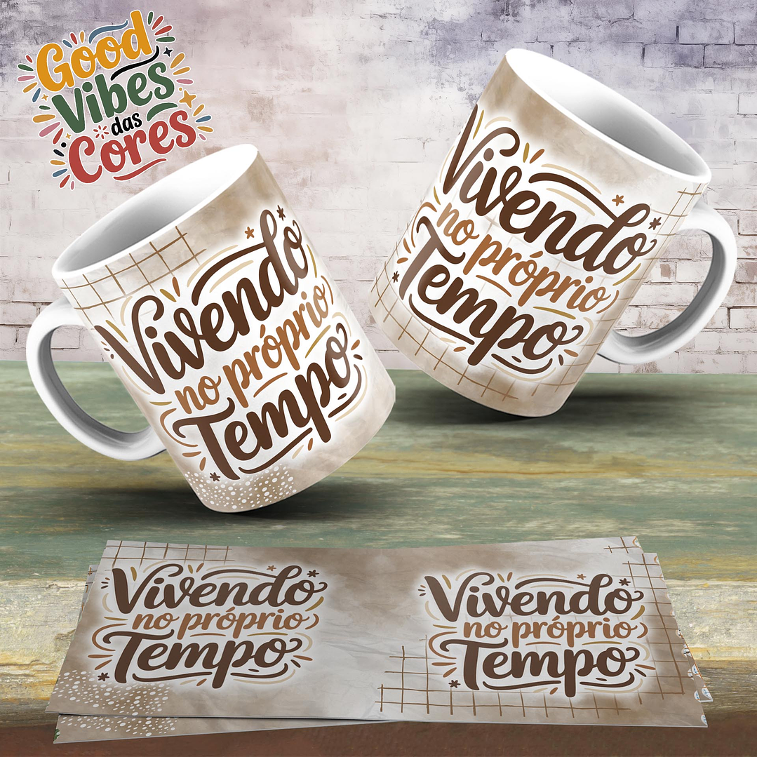 Arquivo Combo Sublimação Good Vibes das Cores 5