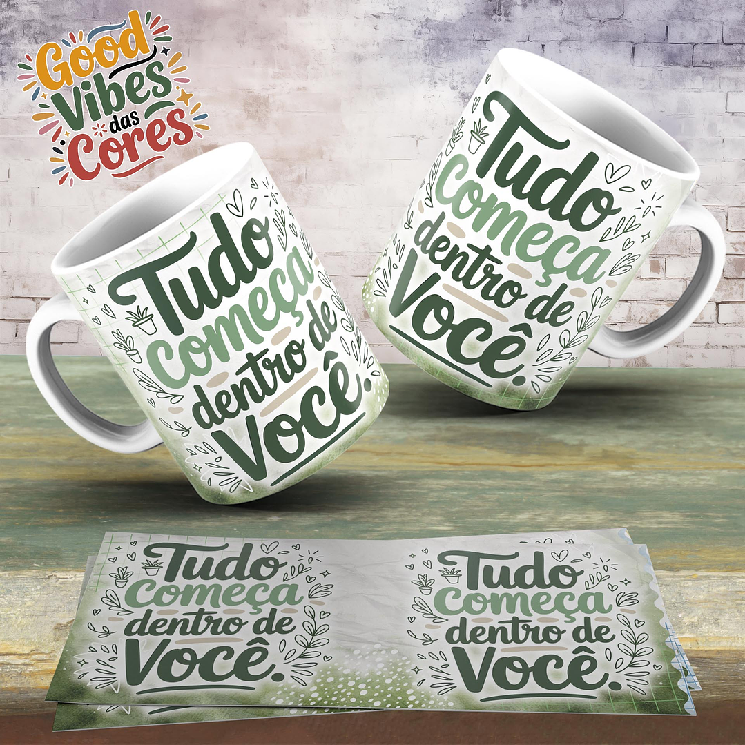 Arquivo Combo Sublimação Good Vibes das Cores 8