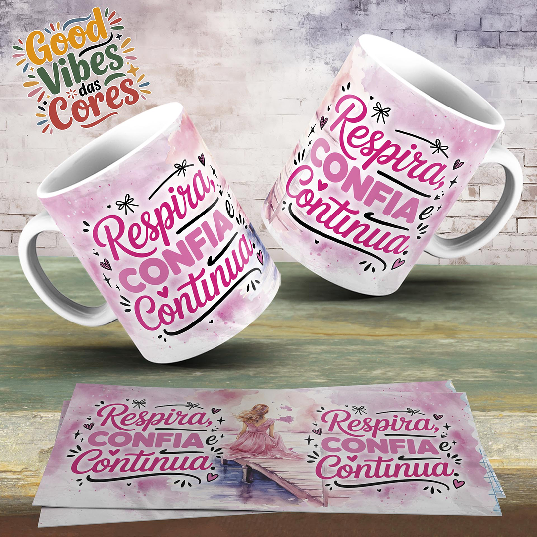 Arquivo Combo Sublimação Good Vibes das Cores 9