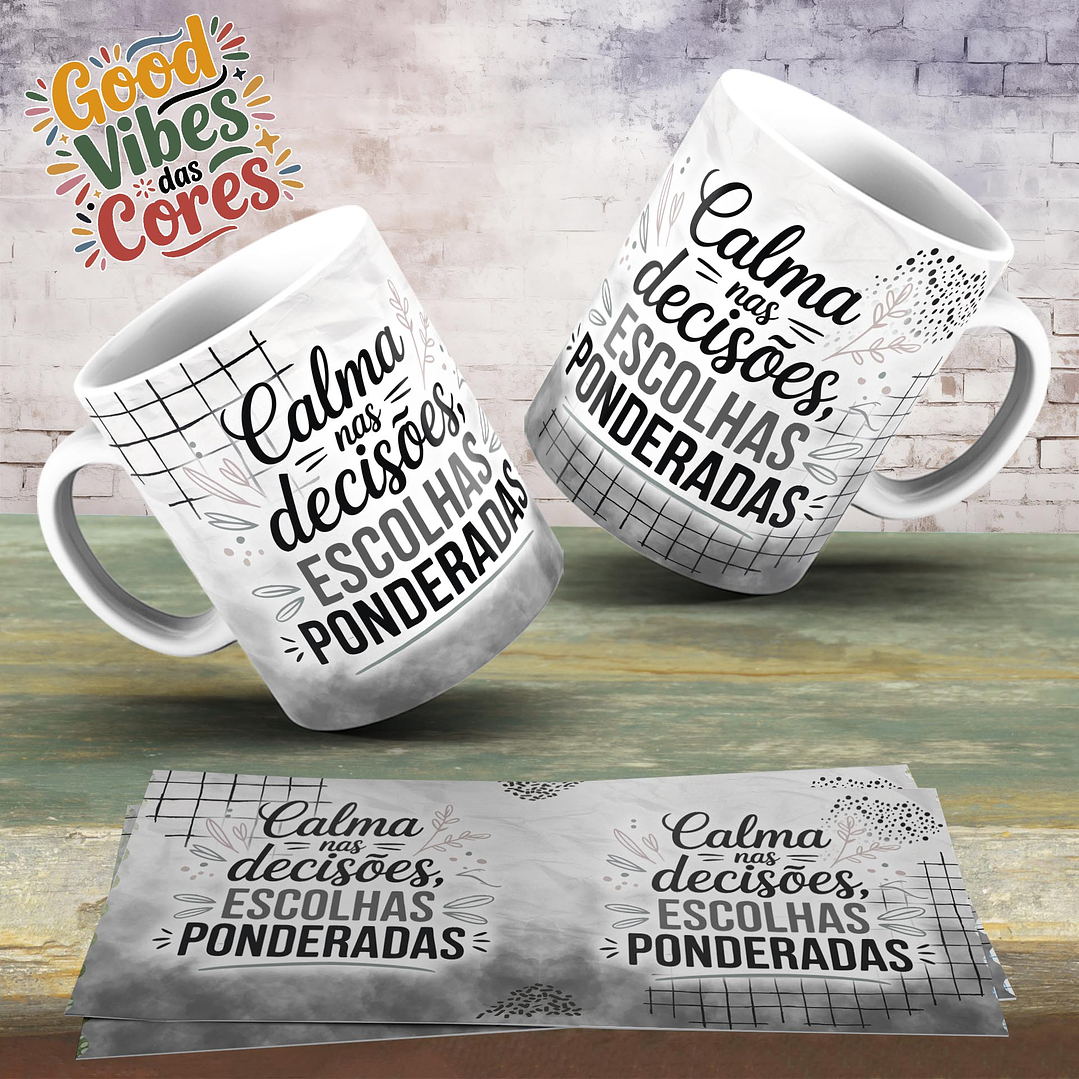 Arquivo Combo Sublimação Good Vibes das Cores 12