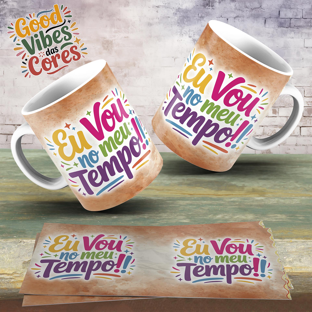 Arquivo Combo Sublimação Good Vibes das Cores 16