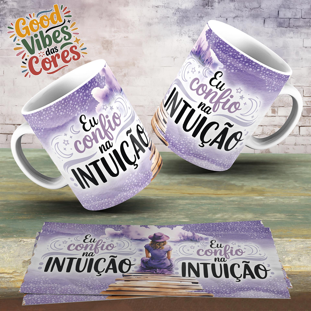 Arquivo Combo Sublimação Good Vibes das Cores 18