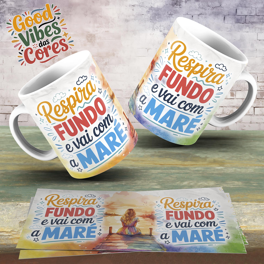 Arquivo Combo Sublimação Good Vibes das Cores 20