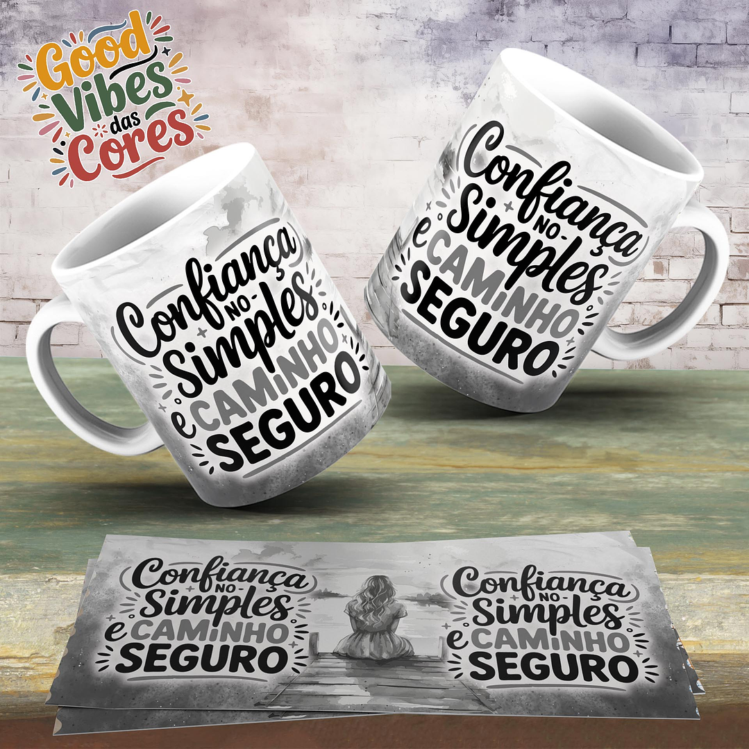 Arquivo Combo Sublimação Good Vibes das Cores 25