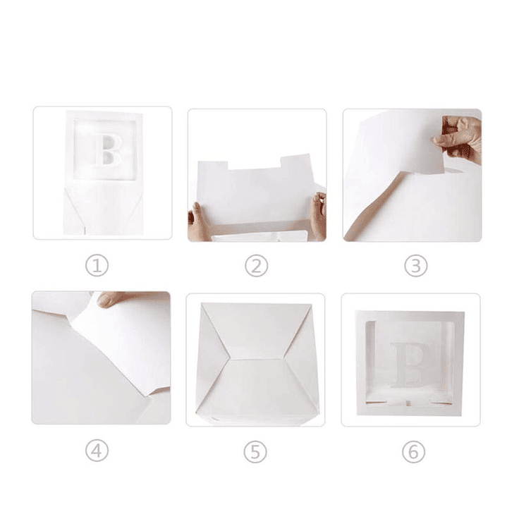 Arquivo Caixa Molde Letras para Decoração  1