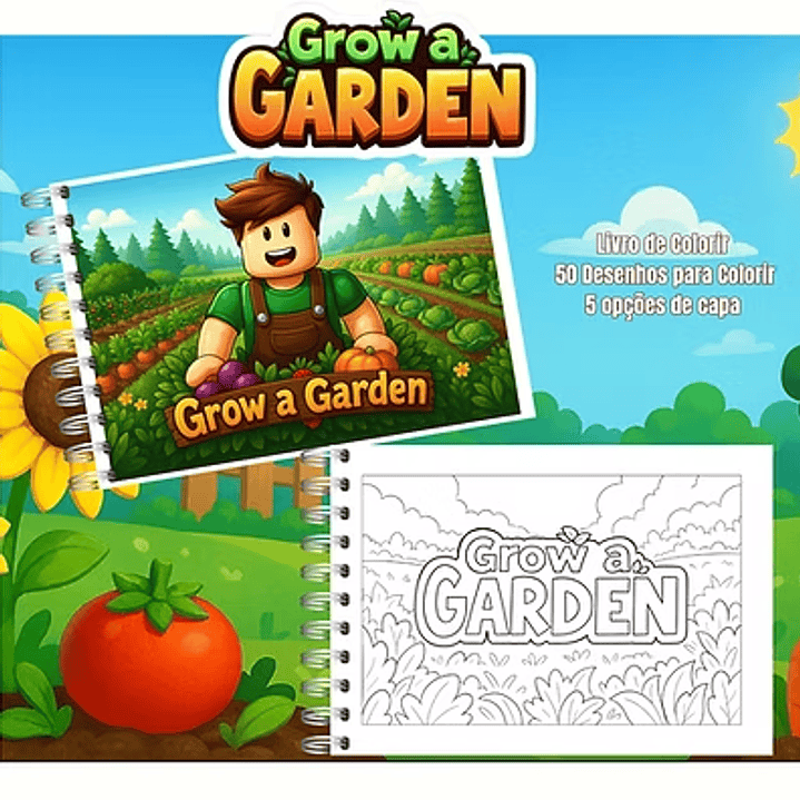 Arquivo Livro de Colorir Grow a Garden  1