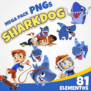 Kit Digital Baby Shark Dog 