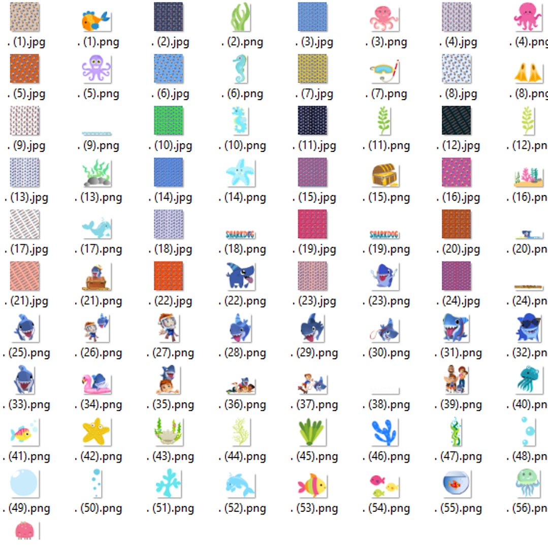 Kit Digital Baby Shark Dog  2