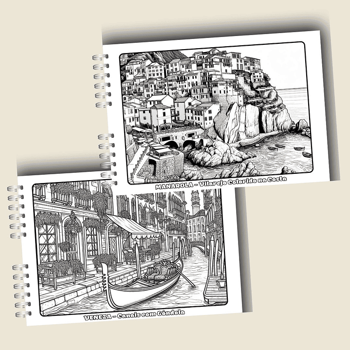 Arquivo Livro para Colorir (A5) Países 4