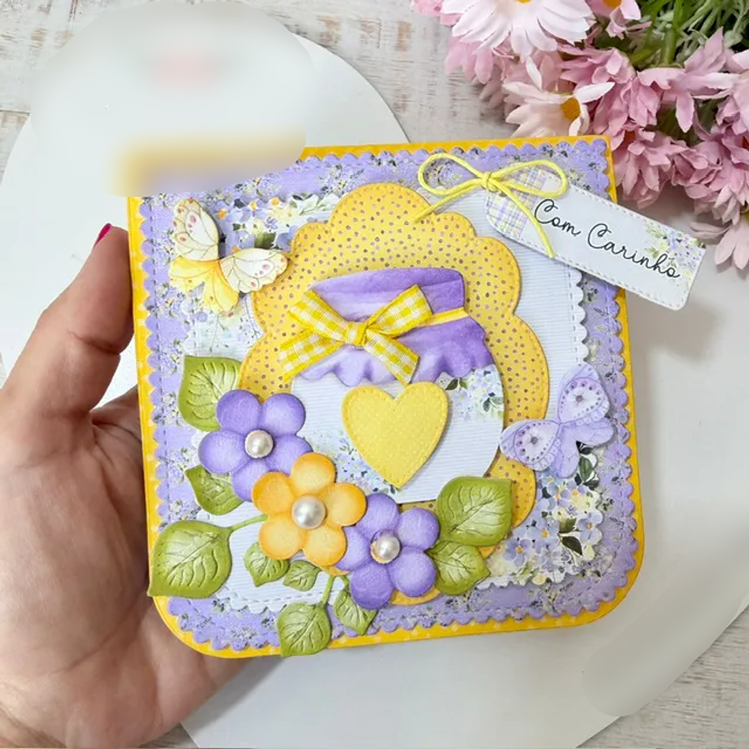 Arquivo Cartão Potinho entre Pétalas 1