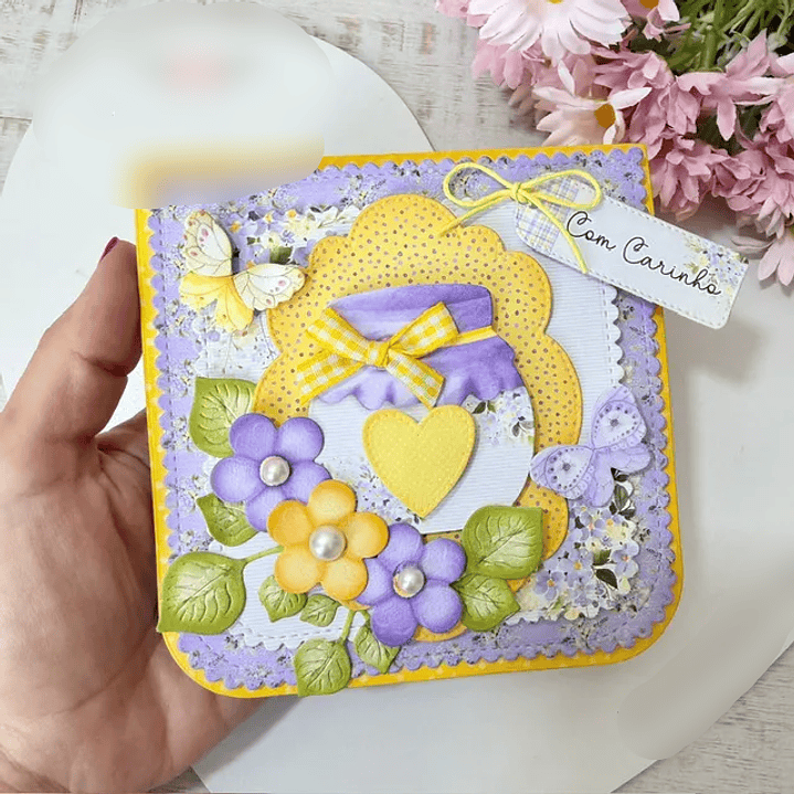 Arquivo Cartão Potinho entre Pétalas 1