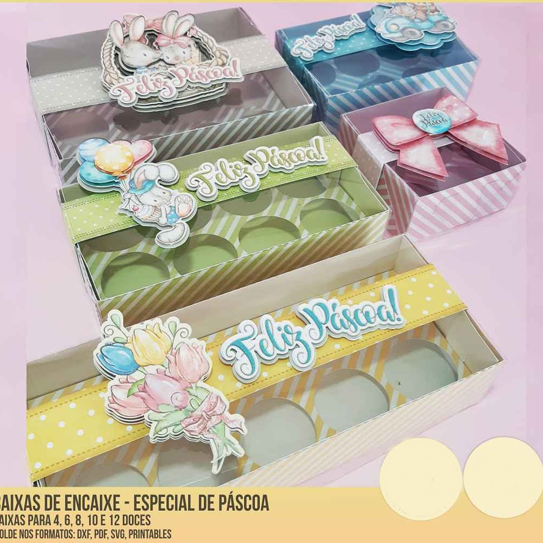 Arquivo Páscoa Caixas Encaixe Doces 1