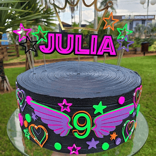 Arquivo Topo de Bolo Neon 