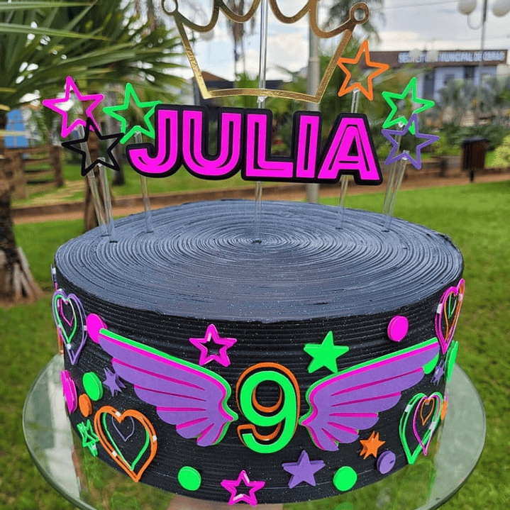 Arquivo Topo de Bolo Neon  1