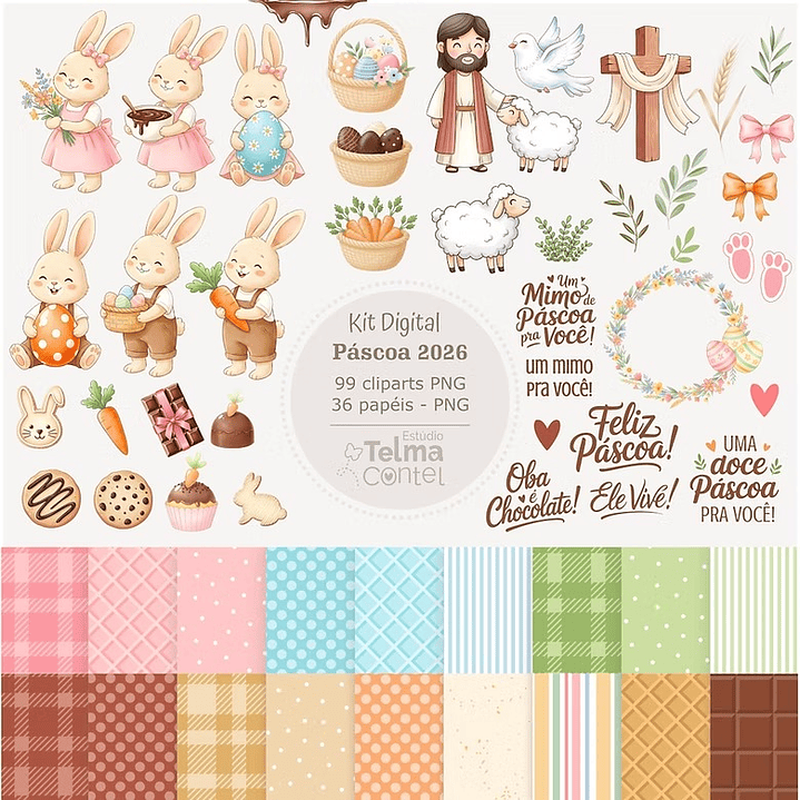 Kit Digital Páscoa Cristã  1