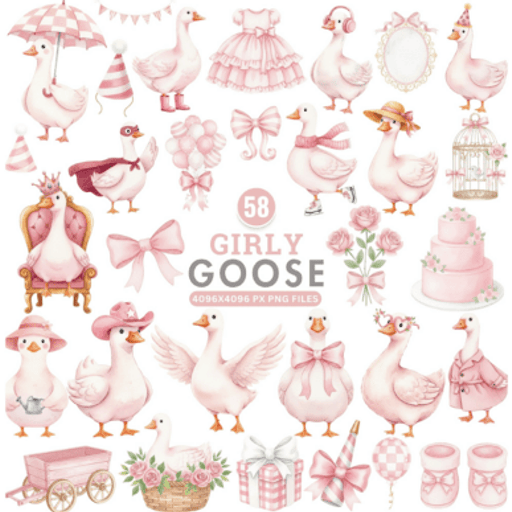 Kit Digital Ganso Rosa 1