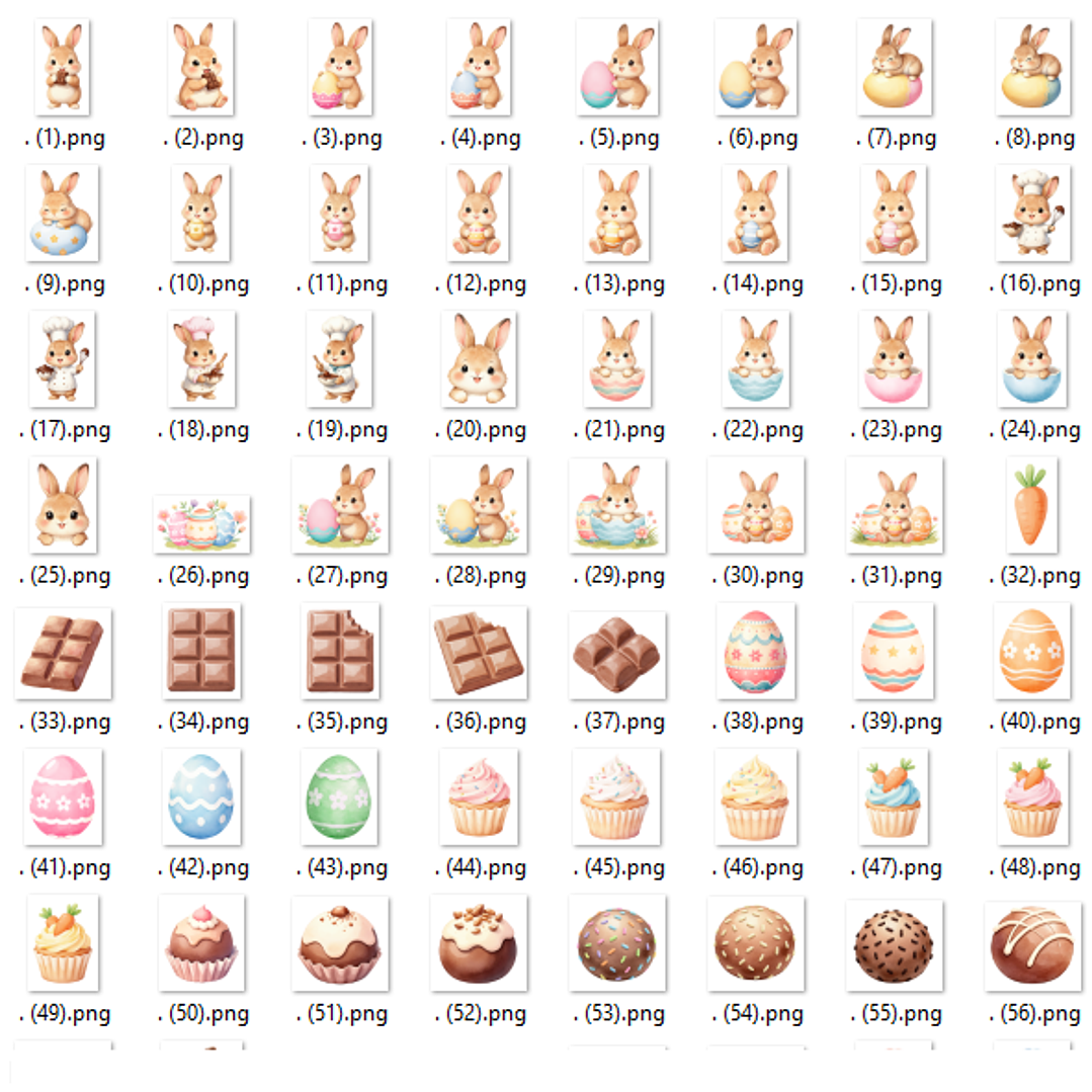 Kit Digital Doce Páscoa  2