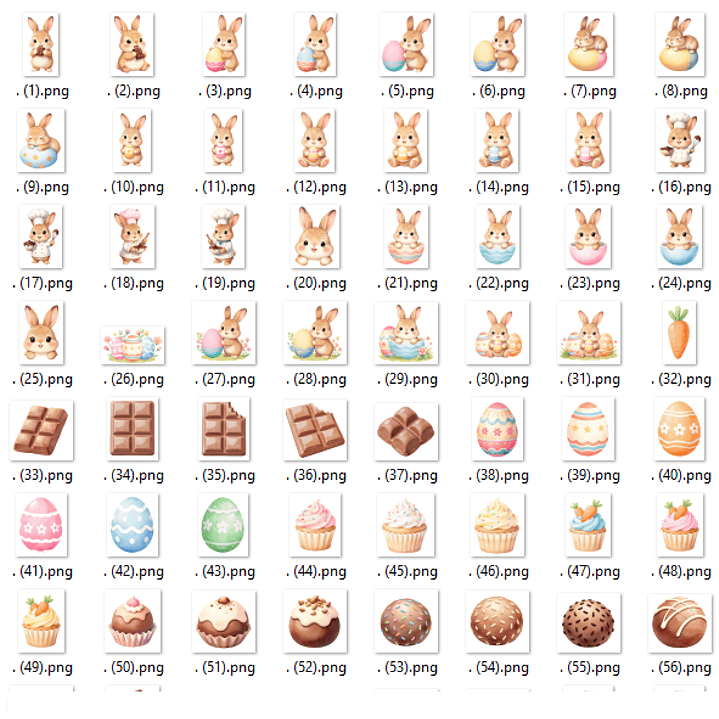 Kit Digital Doce Páscoa  2