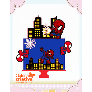 Arquivo Topo de Bolo Homem Aranha