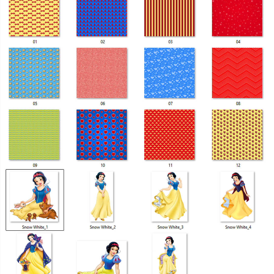 Kit Digital Branca de Neve 2