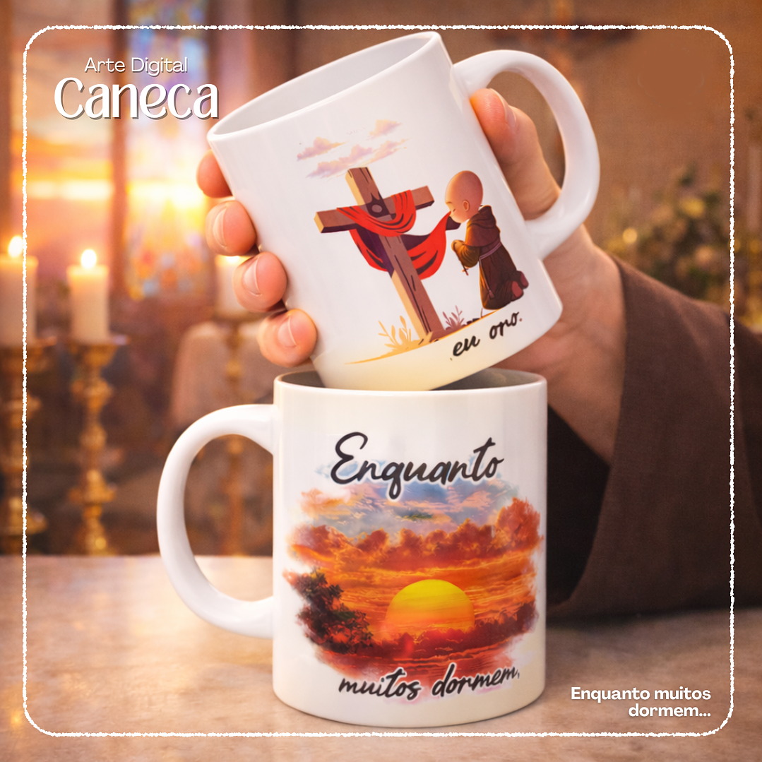 Arquivo Caneca Frei Gilson 18 Enquanto muitos dormem 1