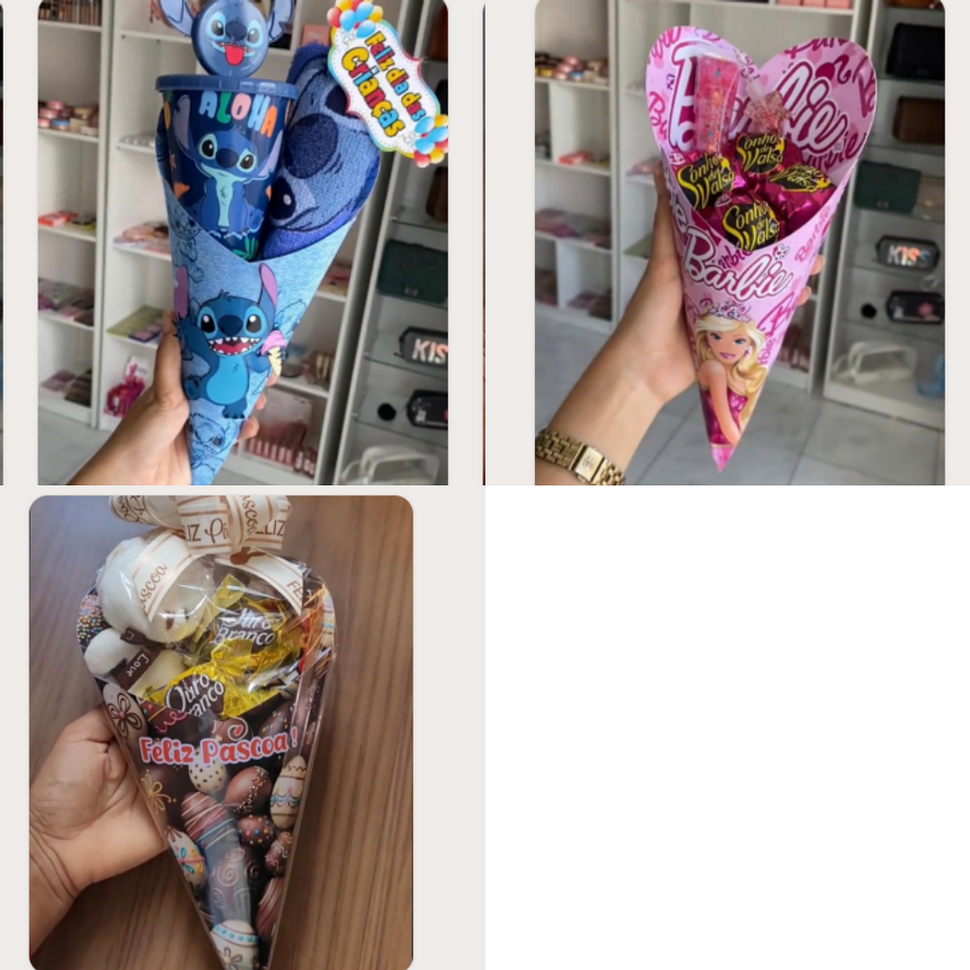 Arquivo Combo Cone para Bombons 1