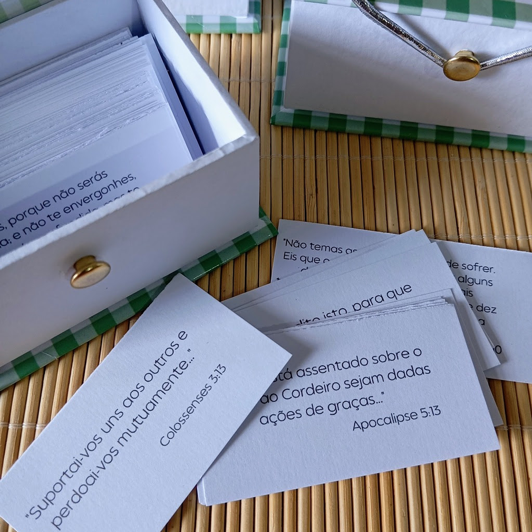 Arquivo Projeto Cartonagem Caixa Versículos  1