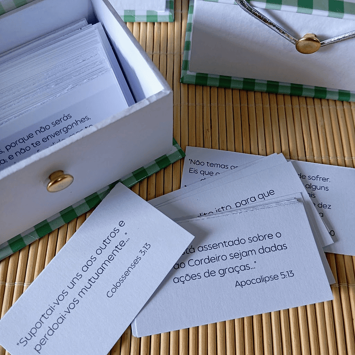 Arquivo Projeto Cartonagem Caixa Versículos  1