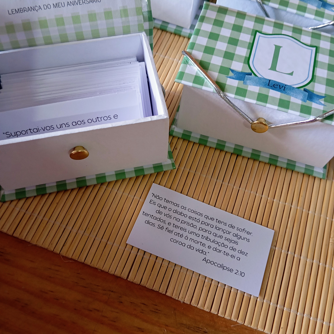 Arquivo Projeto Cartonagem Caixa Versículos  3