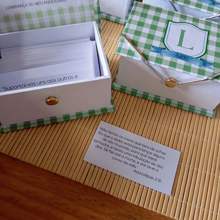 Arquivo Projeto Cartonagem Caixa Versículos  3