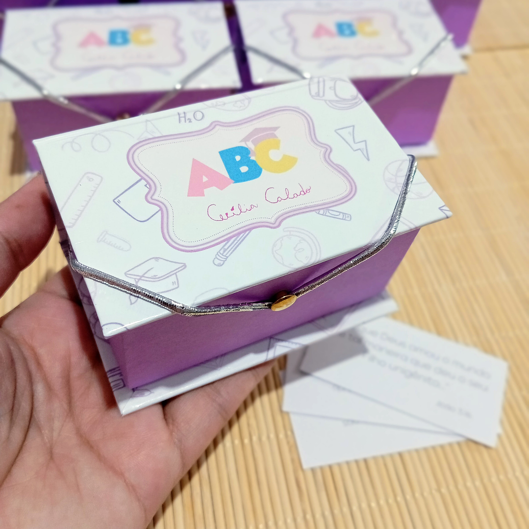 Arquivo Projeto Cartonagem Caixa Versículos  5