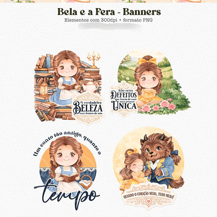 Kit Digital Era Uma Vez Princesas  6