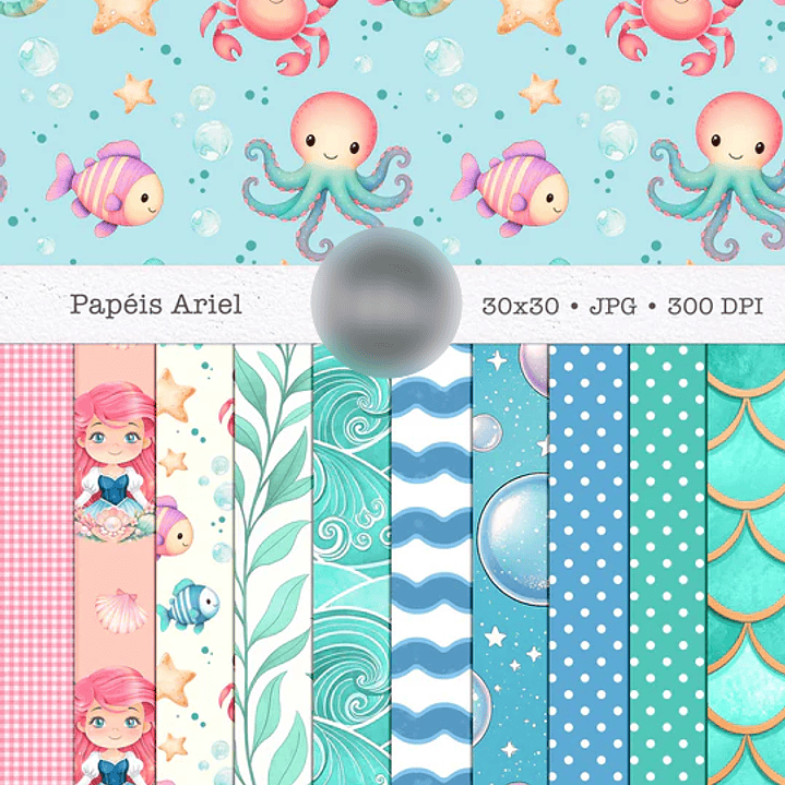 Kit Digital Era Uma Vez Princesas  12