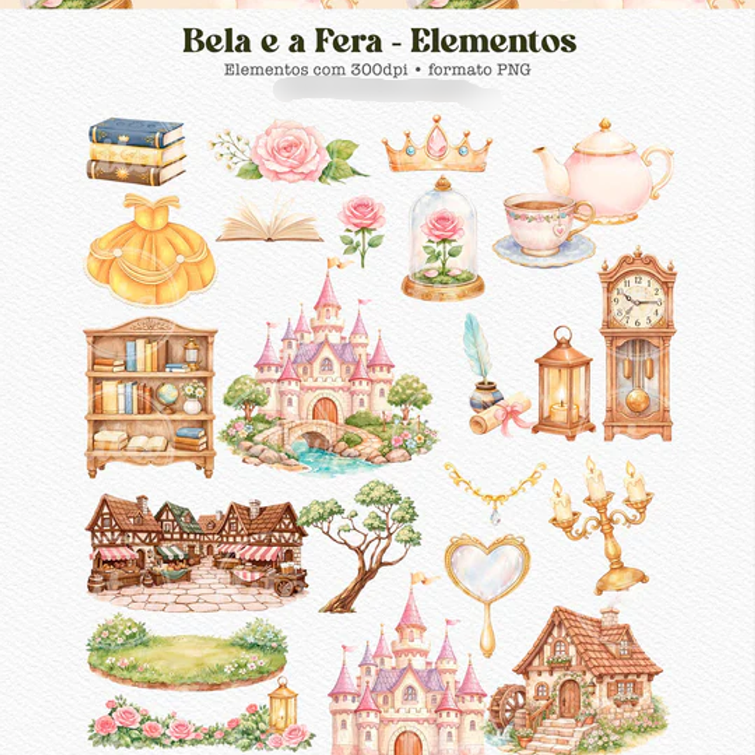 Kit Digital Era Uma Vez Princesas  13