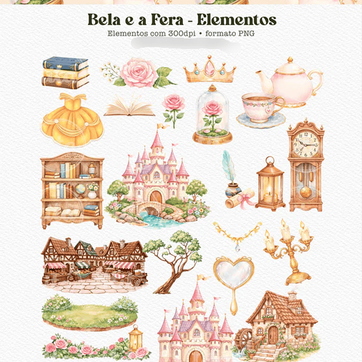 Kit Digital Era Uma Vez Princesas  13