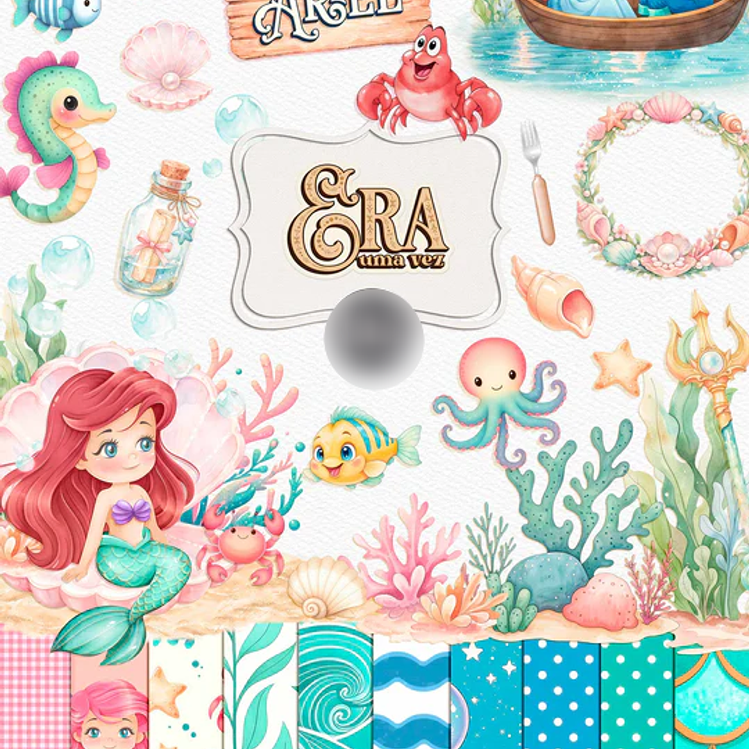 Kit Digital Era Uma Vez Princesas  14