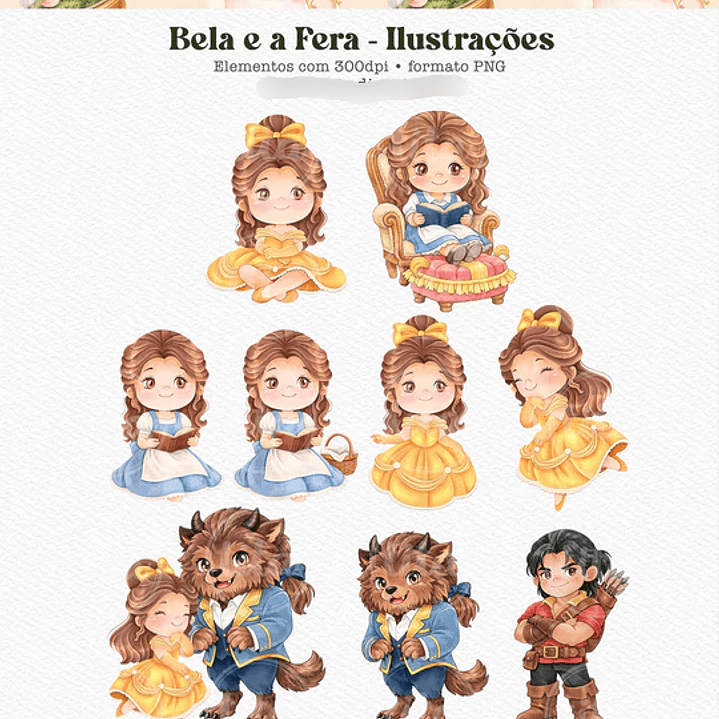 Kit Digital Era Uma Vez Princesas  15