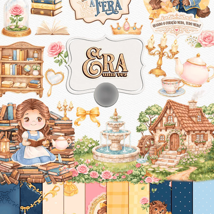 Kit Digital Era Uma Vez Princesas  16