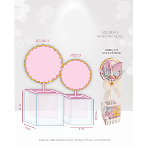 Arquvo de Corte Molde Centro de Mesa Acetato