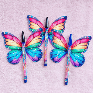 Arquivo Dia da Mulher Tag Caneta Borboleta