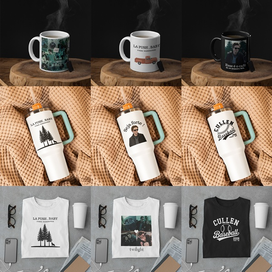 Arquivo Combo Sublimação Filme Crepúsculo 1