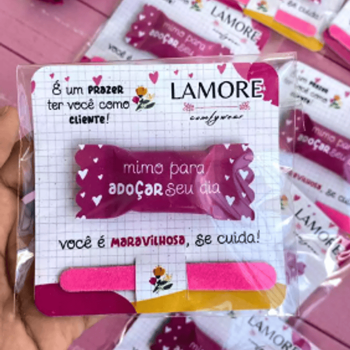 Arquivo Dia da Mulher Card Balinha e Mini Lixa 1
