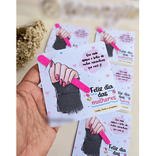 Arquivo Dia da Mulher Card Lixinha