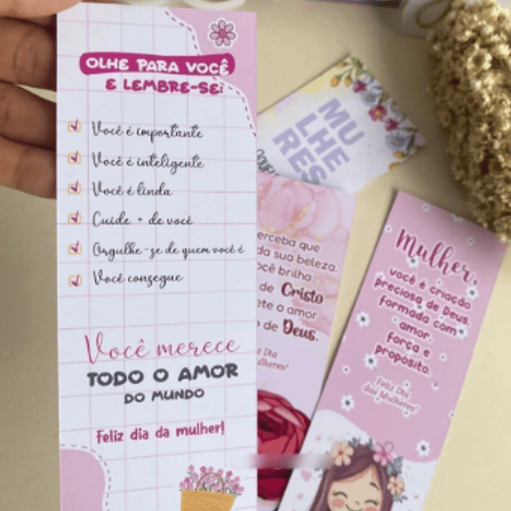 Arquivo Dia da Mulher Marca Páginas 1