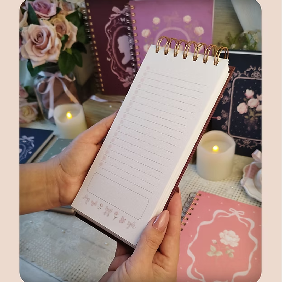 Arquivo Cadernos Coleção Laços & Rosas Costura  3