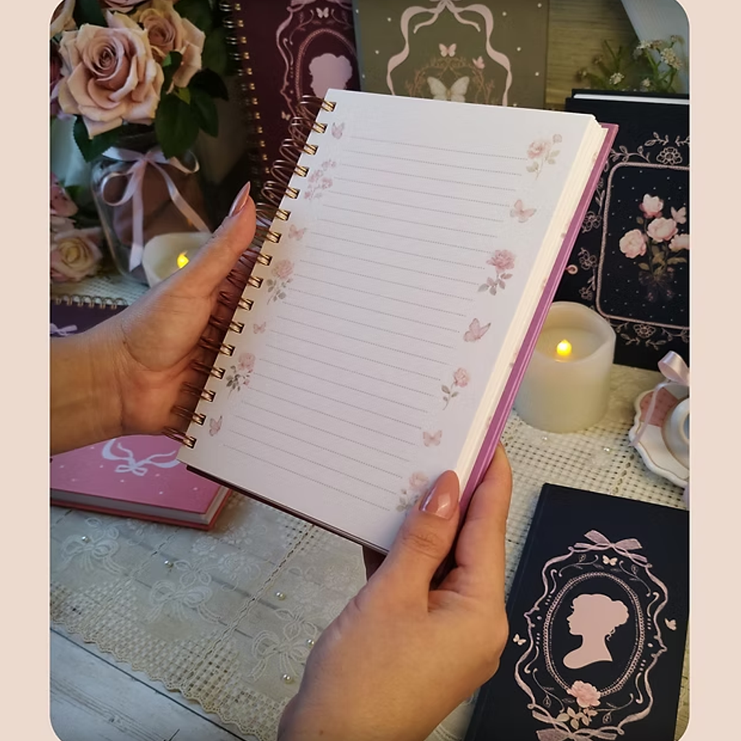 Arquivo Cadernos Coleção Laços & Rosas Wire - O  2