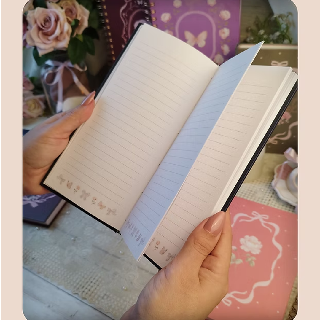 Arquivo Cadernos Coleção Laços & Rosas Wire - O  4