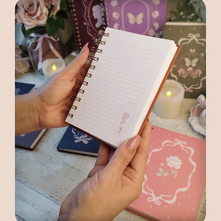 Arquivo Cadernos Coleção Laços & Rosas Wire - O  5